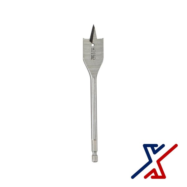X1 Tools 15/16 in. x 6 in. Long Spade Bit / Paddle Bit / Wood Bit 36 Bits by X1 Tools X1E-CON-BIT-SPA-2094x36